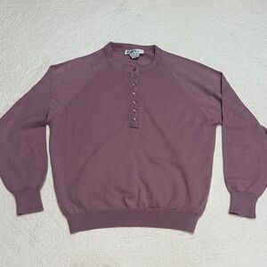 Vintage northern isles women’s mauve purple sweater size large pullover